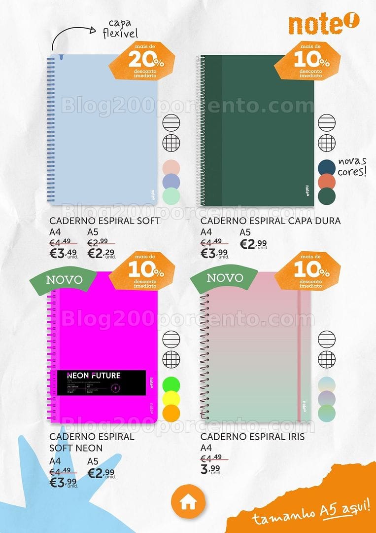 Antevisão Folheto NOTE Regresso às Aulas Promoções até 21 setembro
